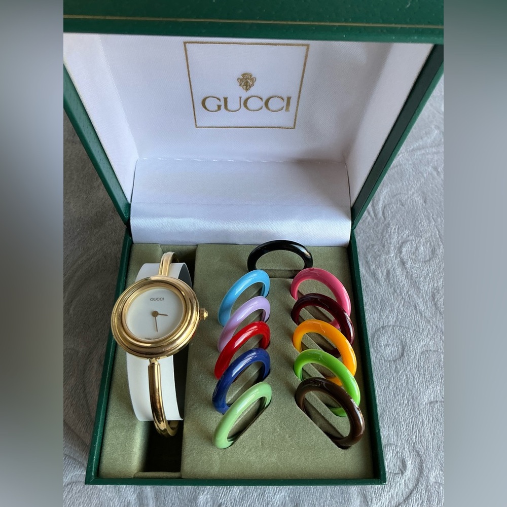 GUCCI interchangeable bezel watch set🔥🔥🔥 - image 5